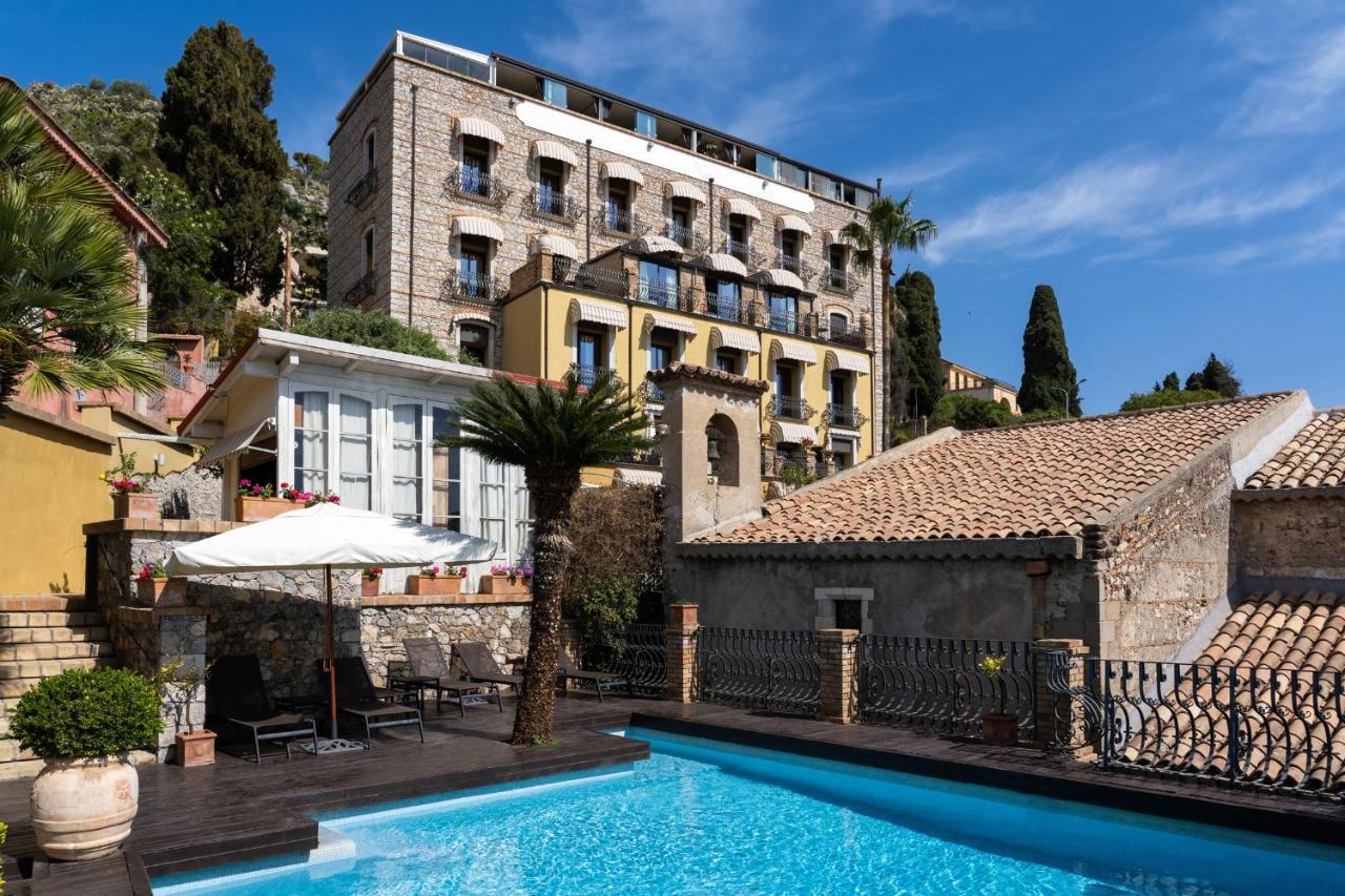 Hotel Villa Carlotta Taormina Bagian luar foto